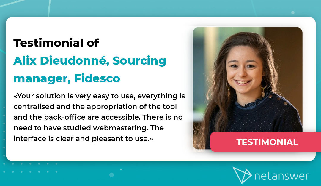 Testimonial by Alix Dieudonné, Sourcing Manager Fidesco