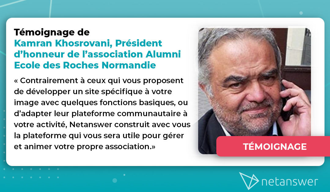 Témoignage de Kamran Khosrovani, Président d’honneur de l’AERN