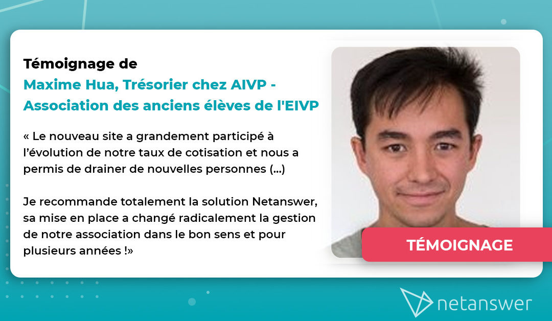 Témoignage de Maxime Hua, Trésorier de l’AIVP